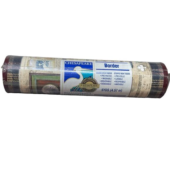 Chesapeake Wallcoverings Golf Theme Wallpaper Border 10 Yards FAM65151B - Picture 5 of 8